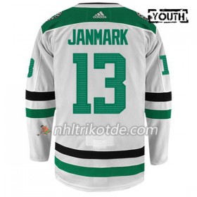 Dallas Stars Trikot MATTIAS JANMARK 13 Adidas Weiß Authentic - Kinder
